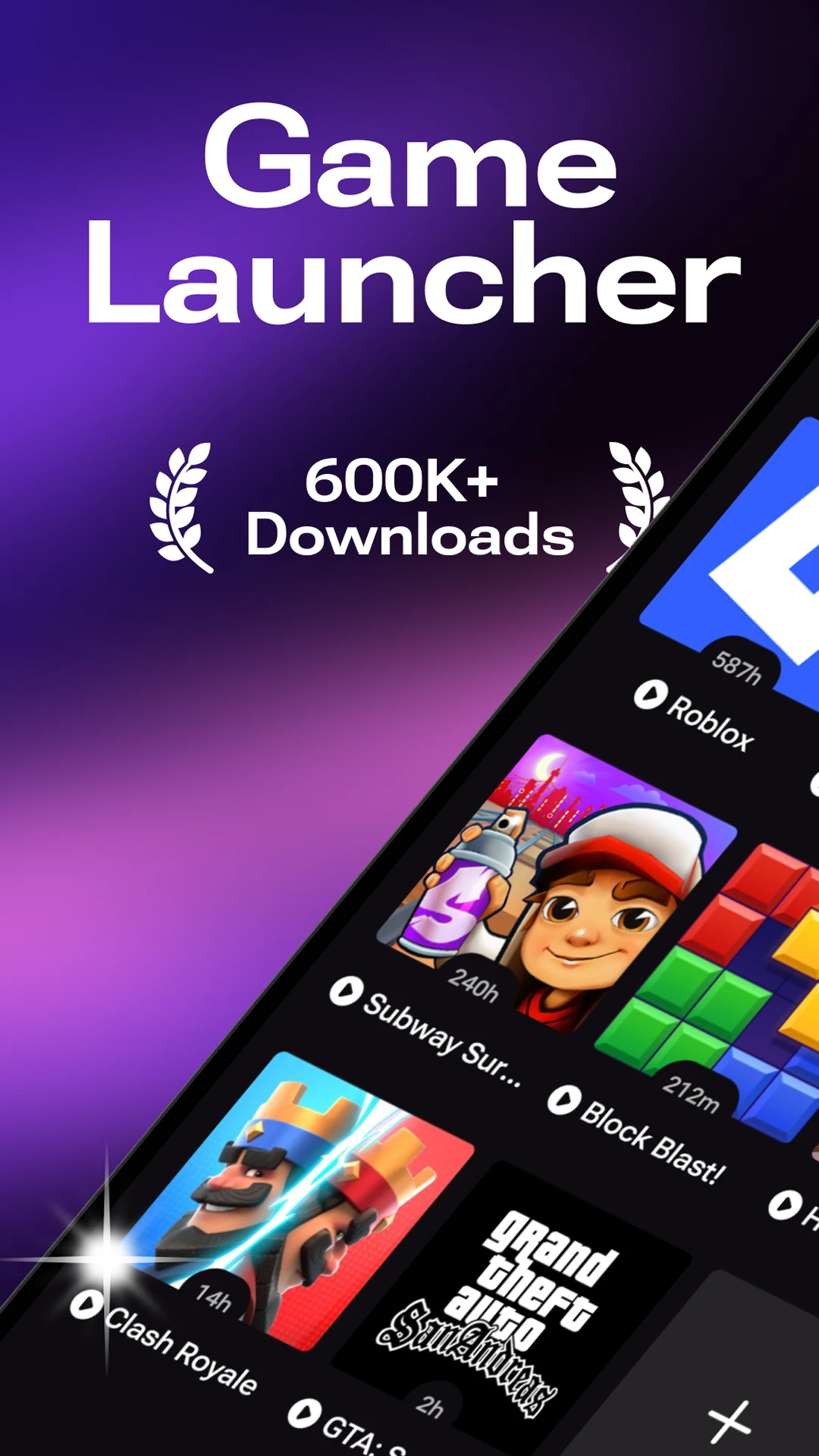 Skich: Gaming Hub & Launcher screenshot